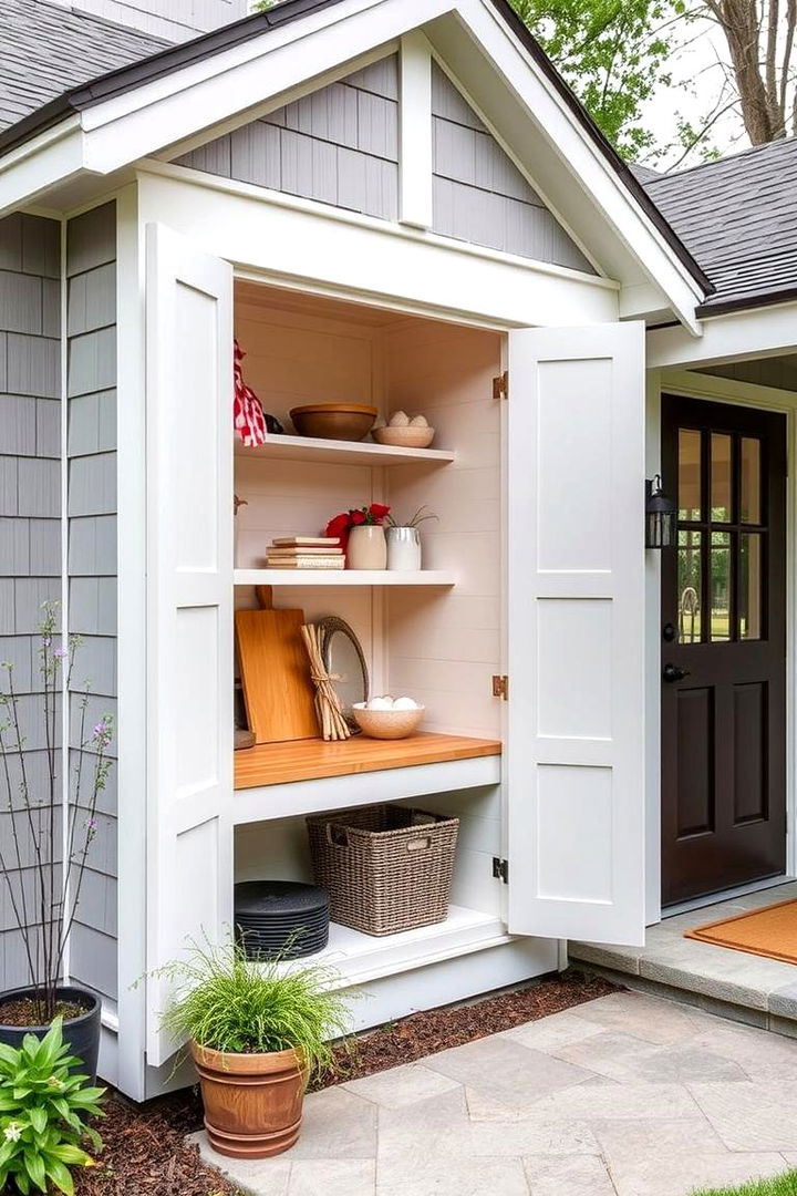Clever Storage Integration and Utility Features - 22 Modern Farmhouse Exterior