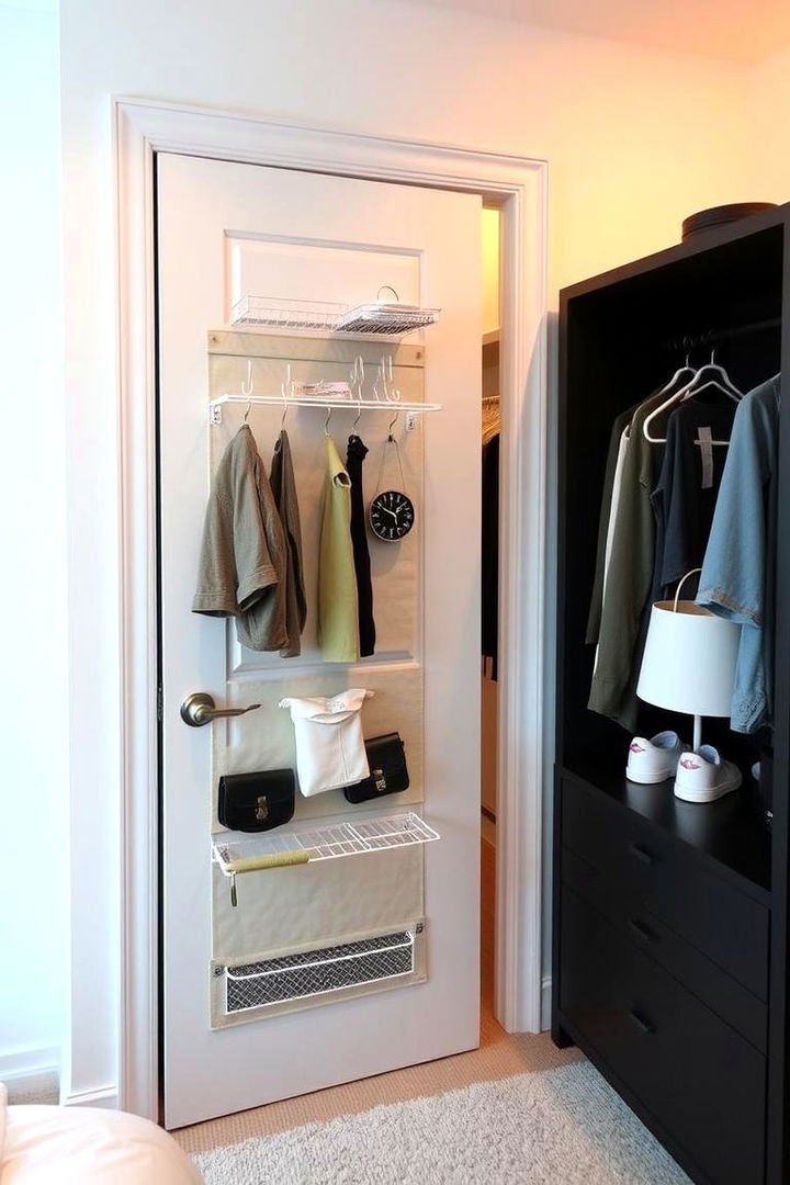 Closet Door Storage - 22 small bedroom storage ideas