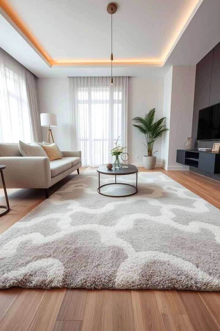 Cloud Patterned Rugs for Comfort - 22 Cloud Themed Bedroom Ideas