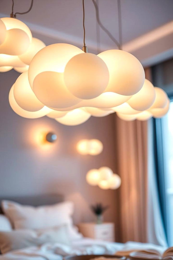 Cloud Shaped Lighting Fixtures - 22 Cloud Themed Bedroom Ideas