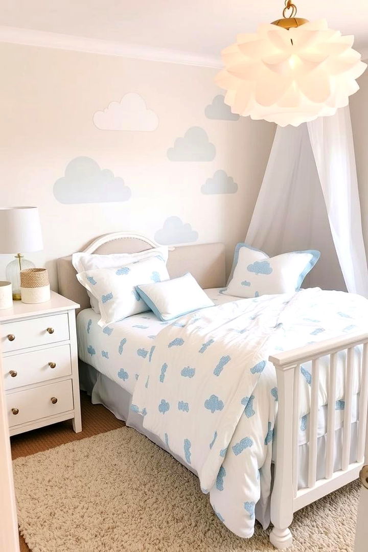 Cloud Themed Bedding Bliss - 22 Cloud Themed Nursery Ideas