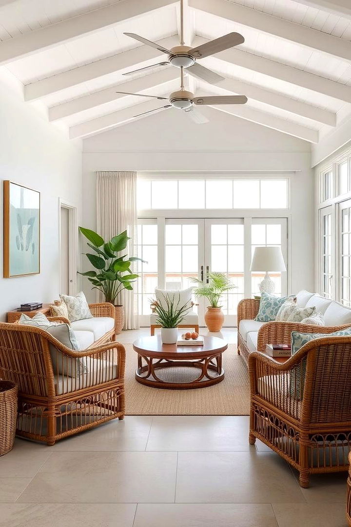 Coastal Bamboo Inspired - 22 Asian Living Room Ideas