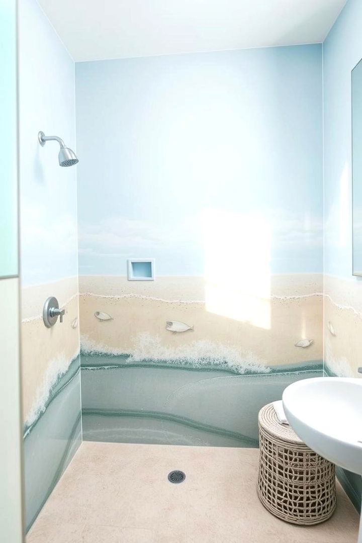Coastal Beach Vibes - 22 Shower Wall Ideas