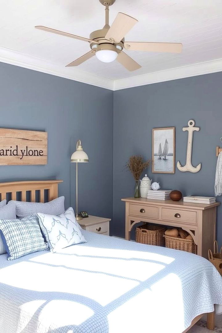 Coastal Blue Retreat - 22 Blue and Grey Bedroom Ideas