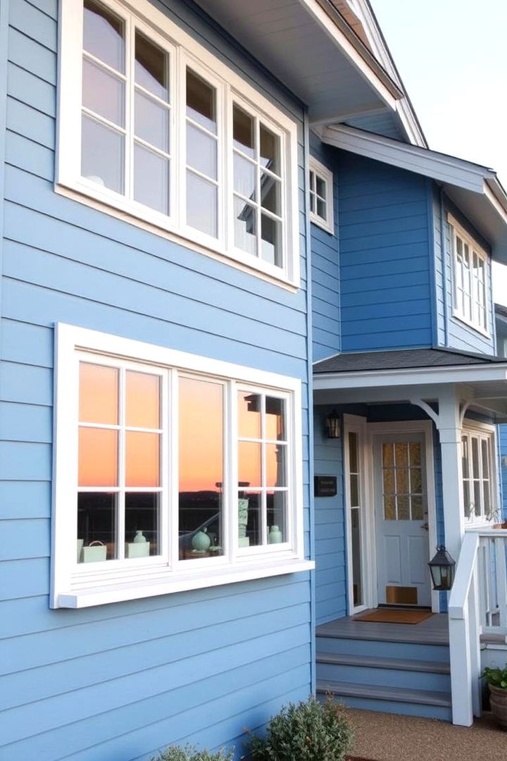 Coastal Blue Serenity - 22 House Siding Colors