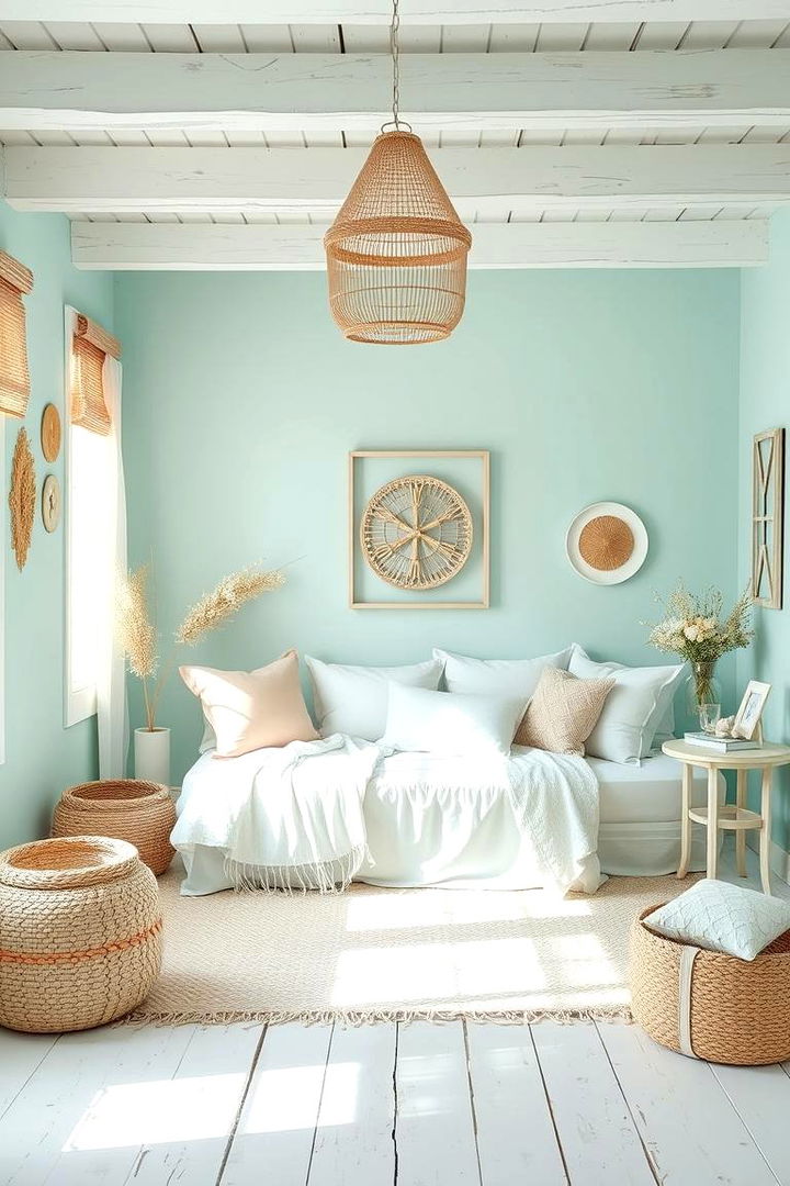 Coastal Breeze Bedroom - 22 Teal and Pink Bedroom Ideas