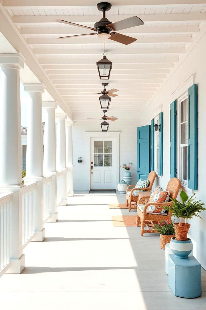Coastal Breezy Design - 22 Open Gable Porch Ideas
