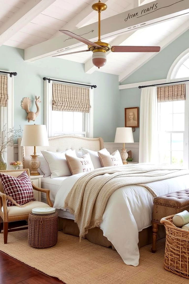 Coastal Burgundy Vibes - 22 Burgundy Bedroom Ideas