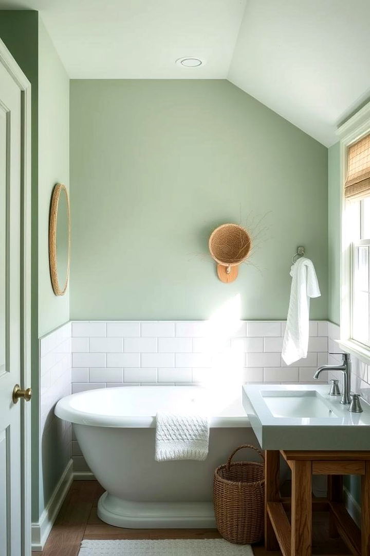 Coastal Calm Refresh - 22 Sage Green Bathroom Ideas