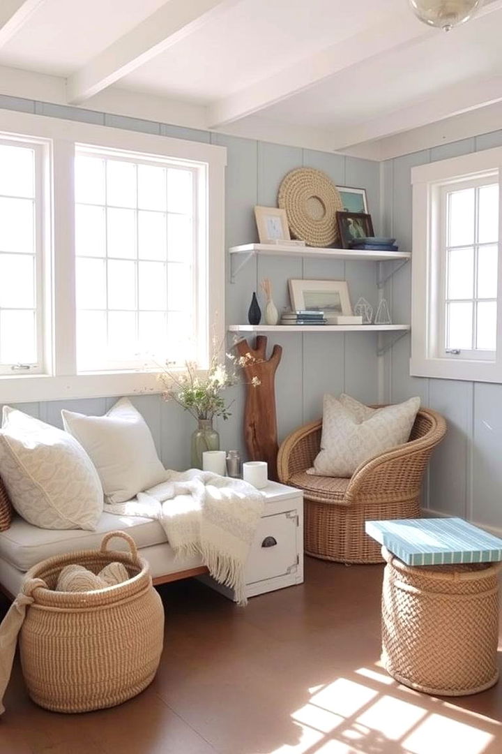 Coastal Calm Retreat - 22 She Shed Interior Ideas