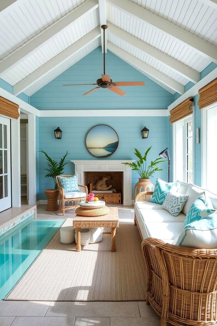 Coastal Escape Retreat - 22 Pool Table Room Ideas