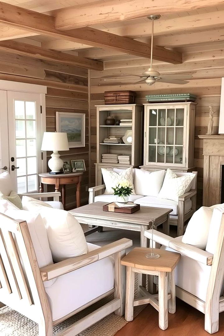 Coastal Furniture with Weathered Finishes - 22 Beach Themed Bedroom Ideas