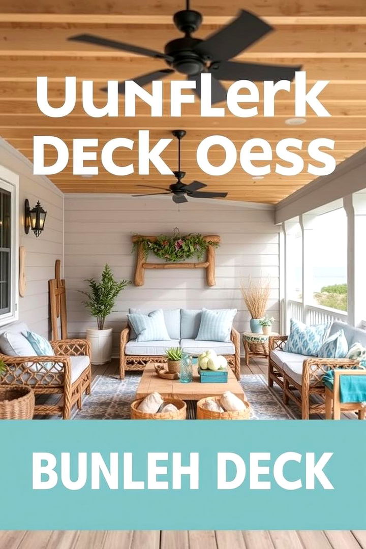 Coastal Inspired Deck Oasis - 22 Under Deck Landscaping Ideas