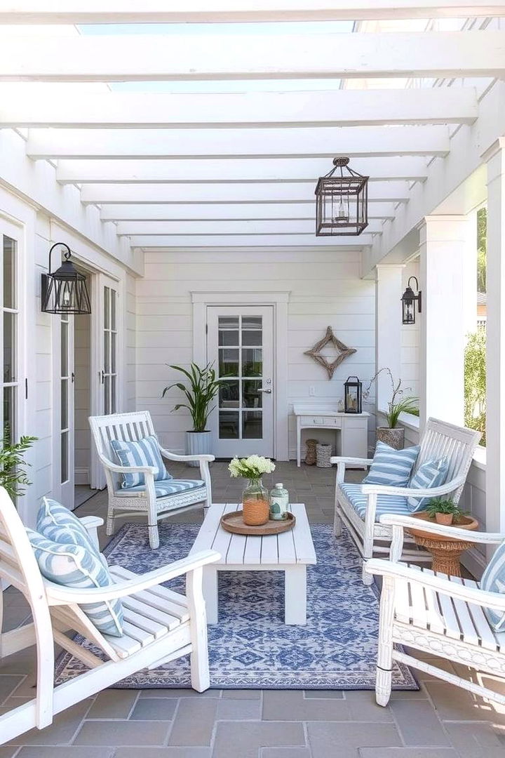 Coastal Inspired Decor - 22 Corner Patio Ideas