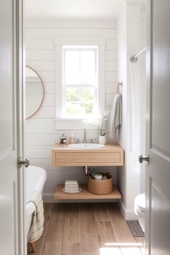 Coastal Inspired Floating Vanity Ideas - 22 Floating Vanity Bathroom Ideas