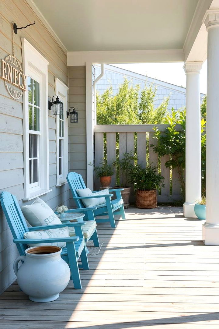 Coastal Inspired Porches - 22 Outdoor Living Space Ideas