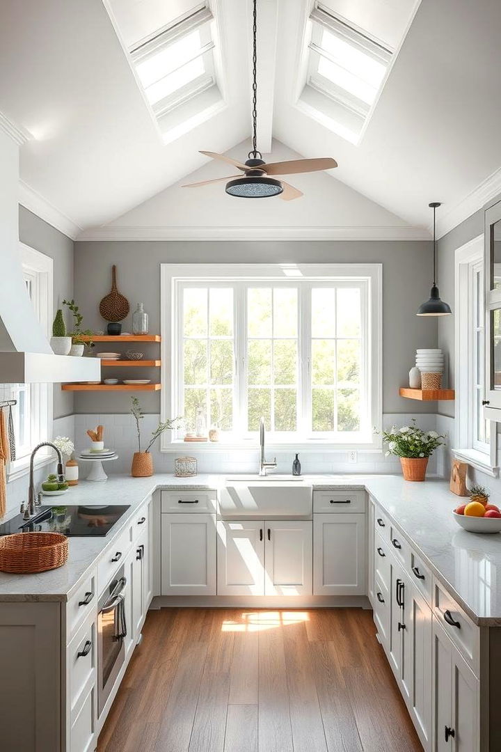 Coastal Inspired Serenity - 22 Grey and White Kitchen Designs