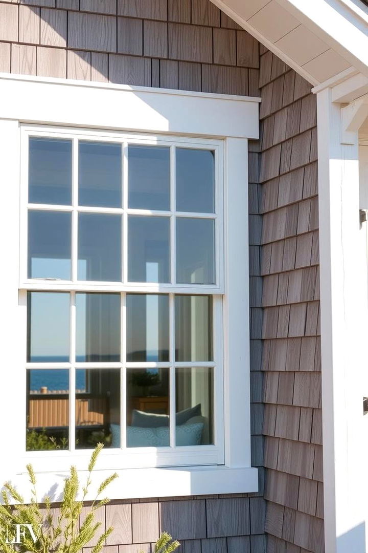 Coastal Inspired Window Trim - 22 Exterior Window Trim Ideas