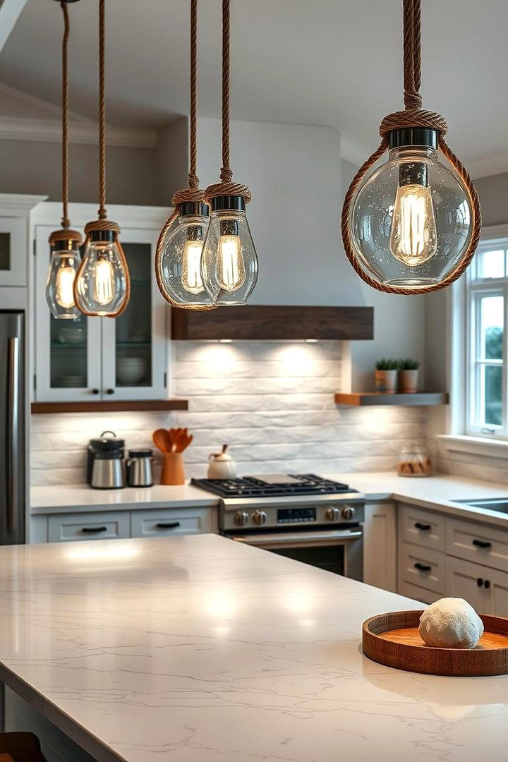 Coastal Lighting Fixtures - 22 coastal kitchen ideas