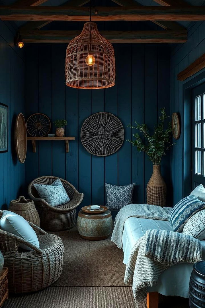 Coastal Moody Blue - 22 Moody Blue Bedroom Ideas