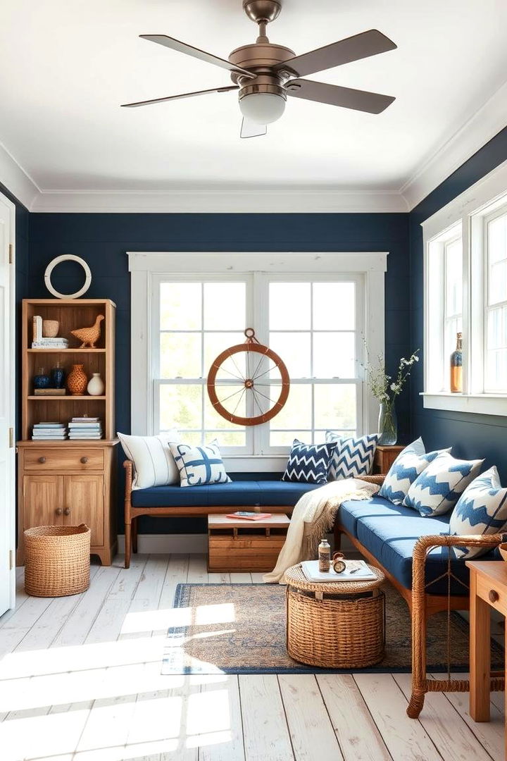 Coastal Nautical Touches - 22 Mediterranean Interior Design Ideas