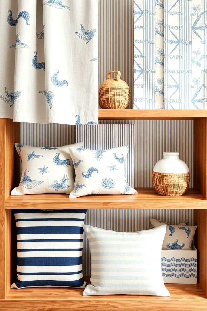Coastal Patterns and Prints - 22 Coastal Bedroom Ideas