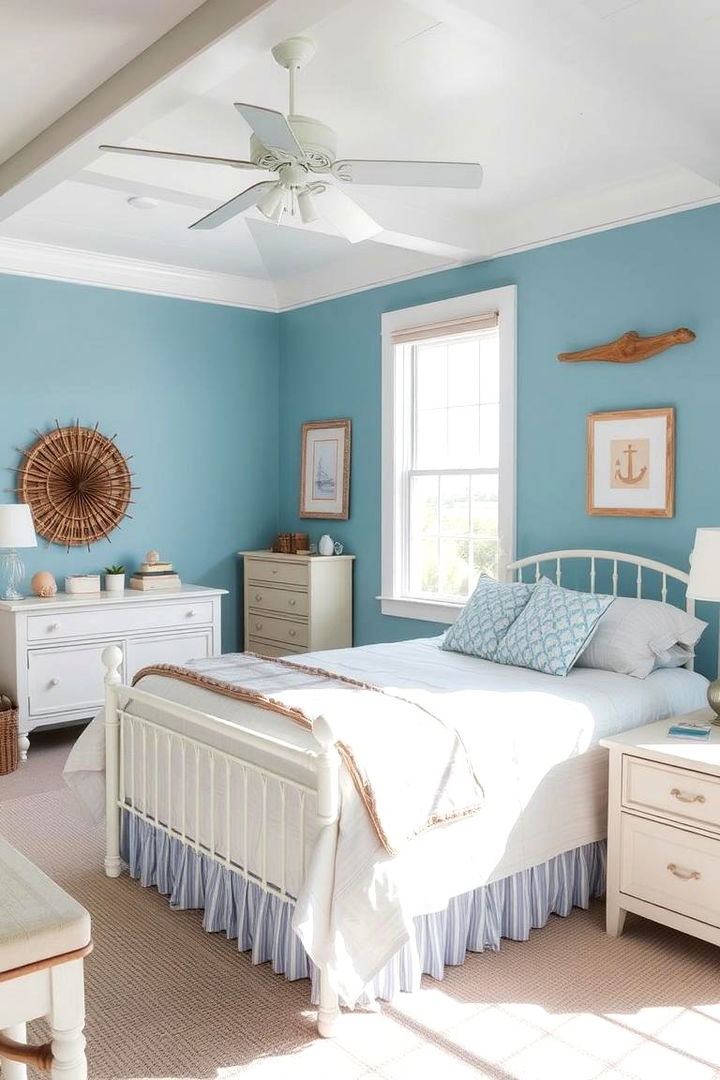 Coastal Periwinkle Vibes - 22 Periwinkle Bedroom Ideas
