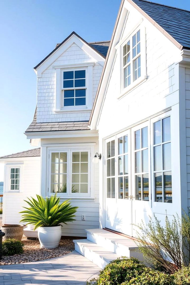 Coastal Retreat Inspiration - 22 White Home Exterior Ideas