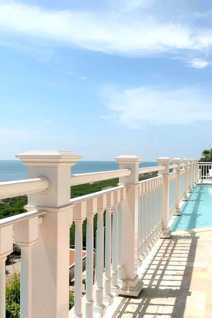 Coastal Style Finishes - 22 Pool Deck Railing Ideas