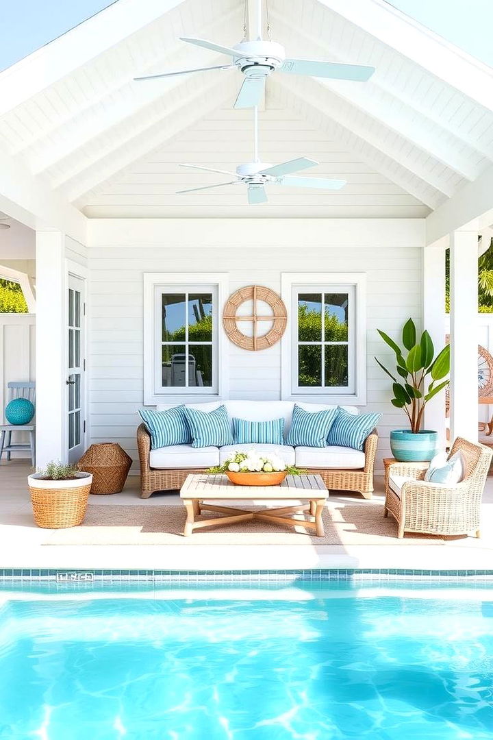 Coastal Vibe Getaway - 22 Pool House Ideas