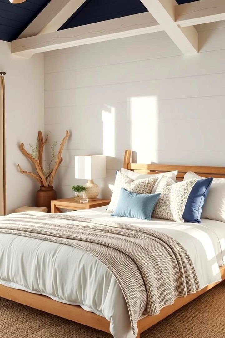 Coastal Vibes with Navy Tones - 22 Navy Blue Bedroom Ideas
