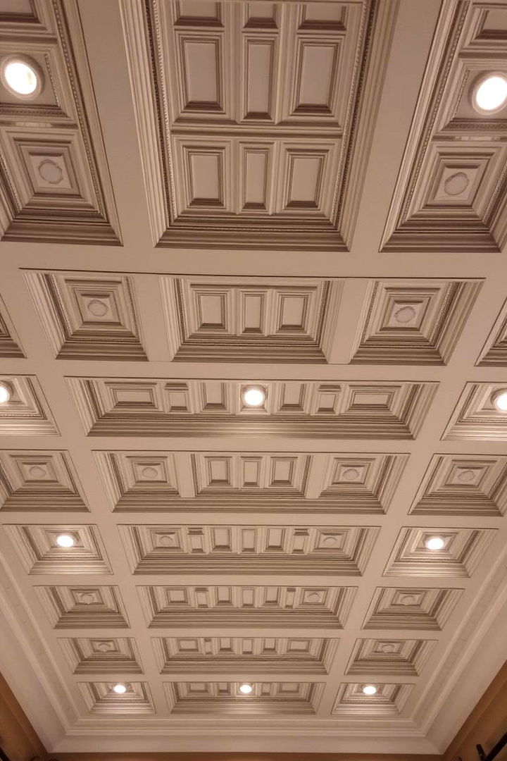 Coffered Ceiling Design - 22 Sunroom Ceiling Ideas