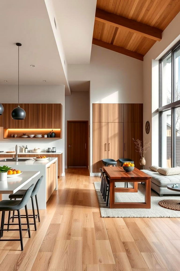 Cohesive Open Floor Plans - 22 Townhouse Kitchen Ideas