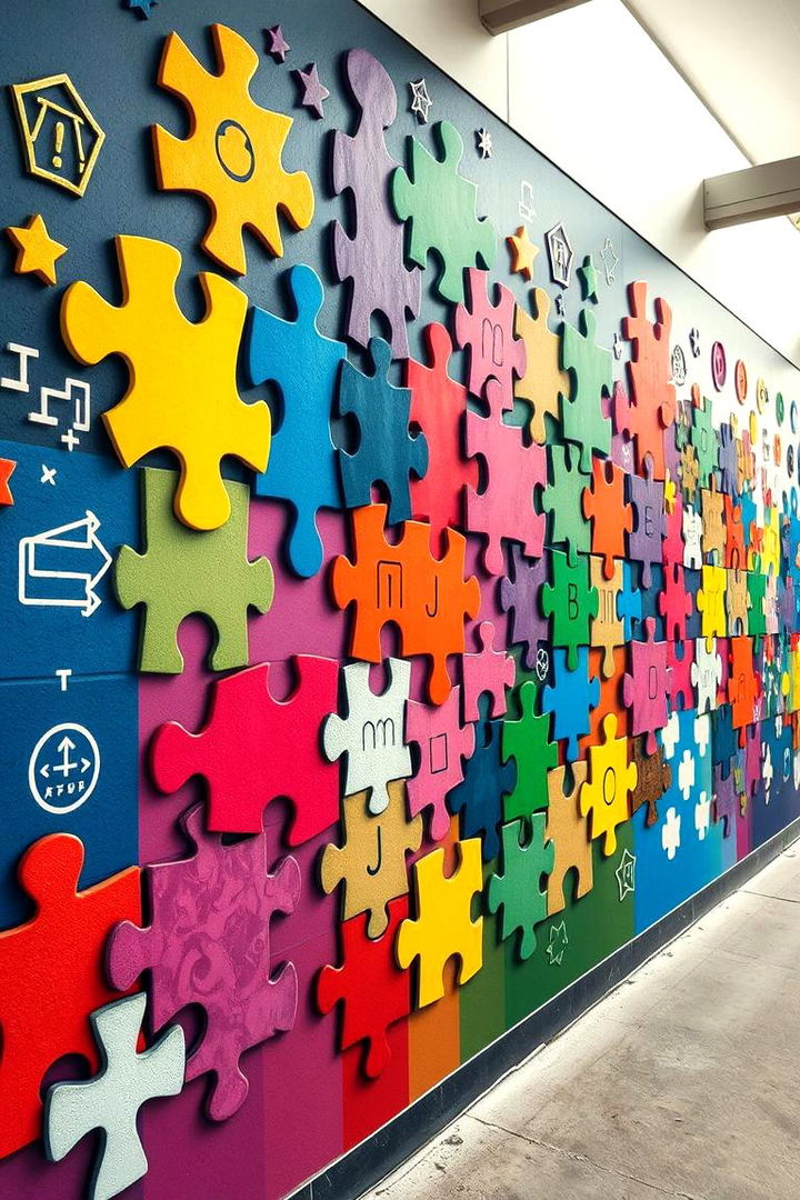 Collaborative Learning Mural - 22 School Mural Ideas