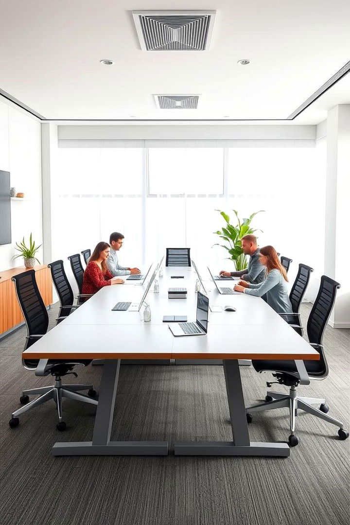 Collaborative Workspace Desk - 22 Desk Ideas