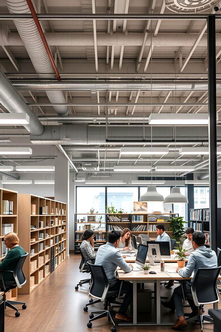 Collaborative Workspace Shelving - 22 Office Shelving Ideas