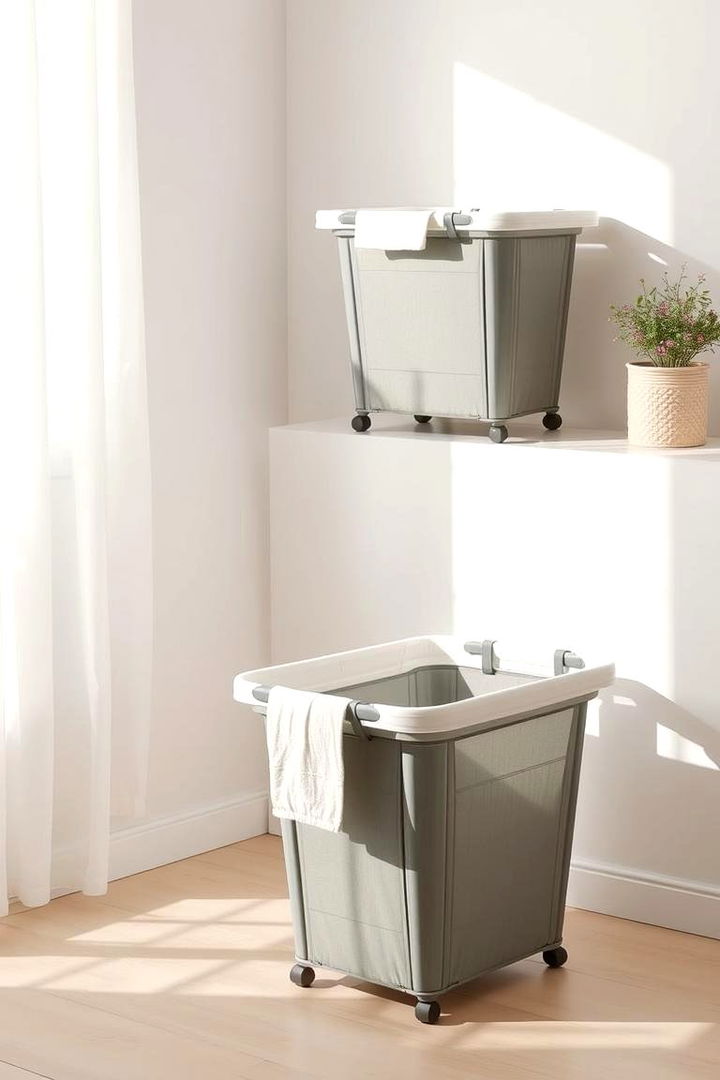 Collapsible Laundry Baskets for Ease - 22 Laundry Basket Storage Ideas