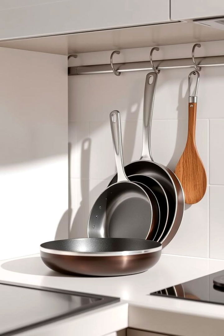Collapsible Pan Holders - 22 Pots and Pans Storage Ideas
