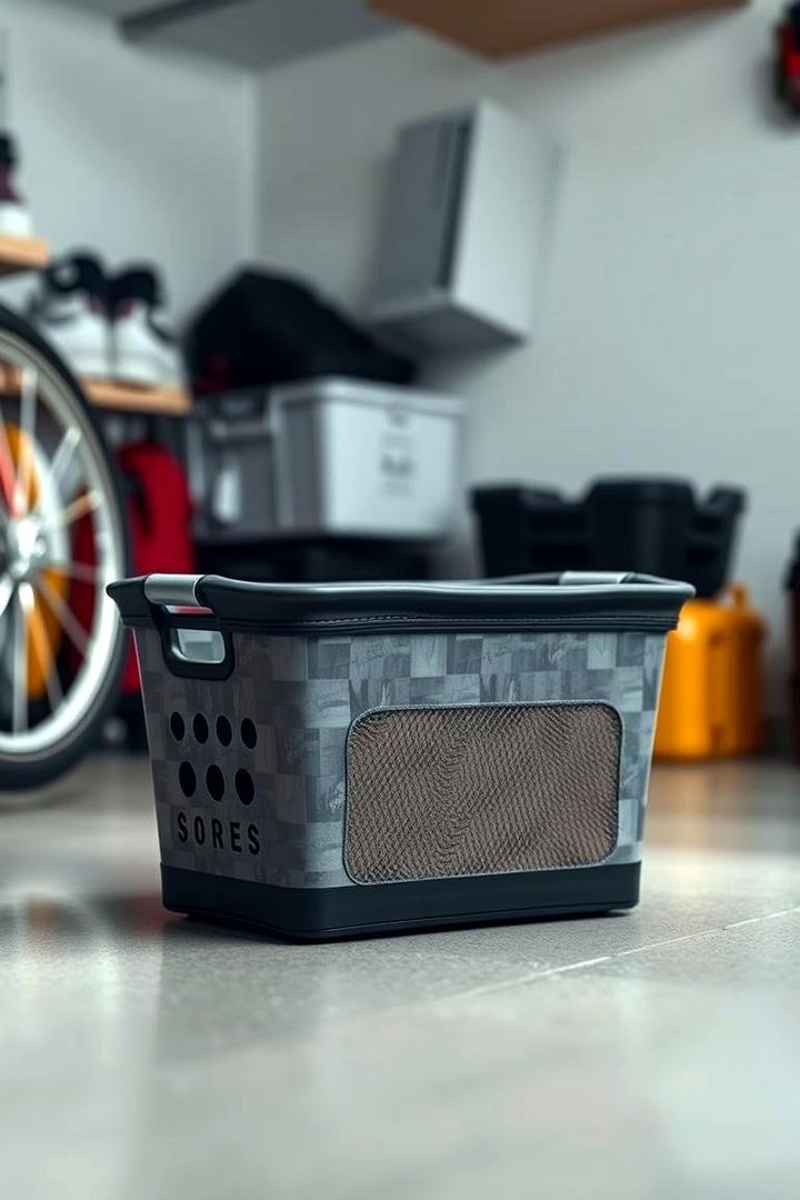 Collapsible Shoe Baskets - 22 Garage Shoe Storage Ideas