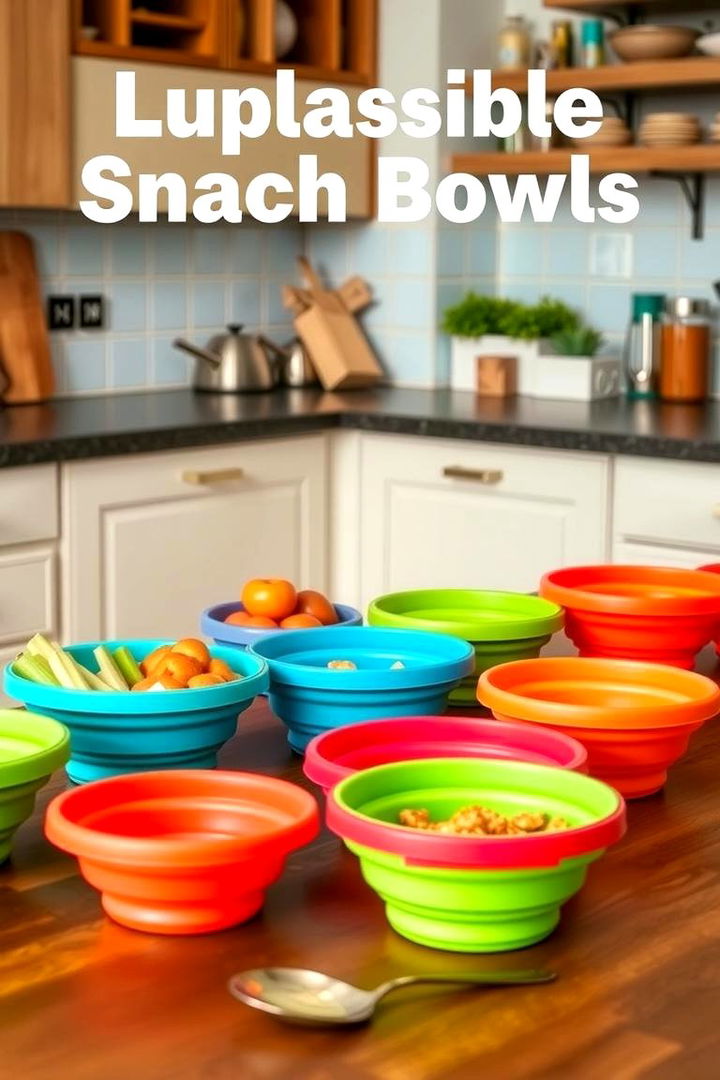 Collapsible Snack Bowls - 22 Snack Storage Ideas
