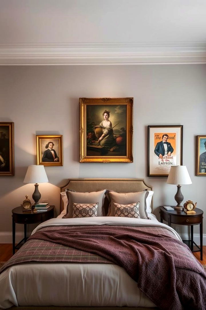 Collectors Art Pieces - 22 Vintage Bedroom Ideas