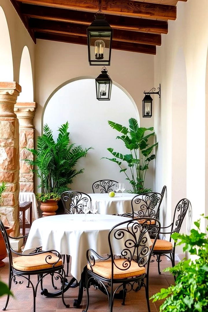 Colonial Inspired Outdoor Dining Blends - 22 Colonial Dining Room Ideas