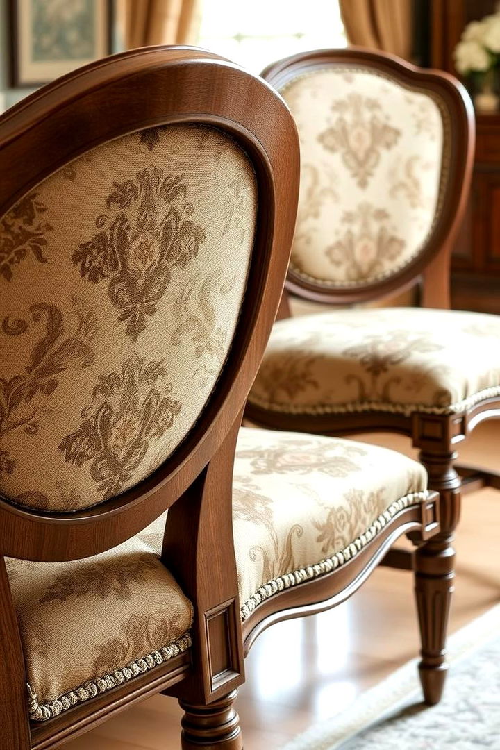 Colonial Inspired Upholstery Options - 22 Colonial Dining Room Ideas