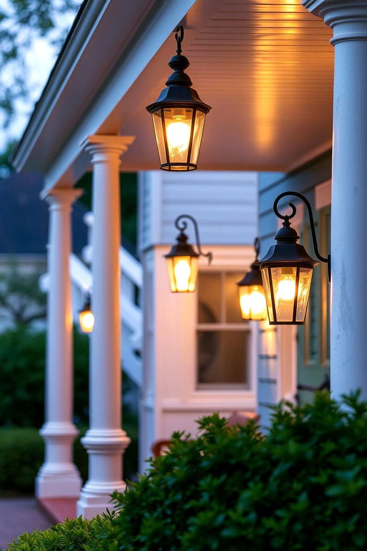 Colonial Lighting Fixtures - 22 Colonial Front Porch Ideas