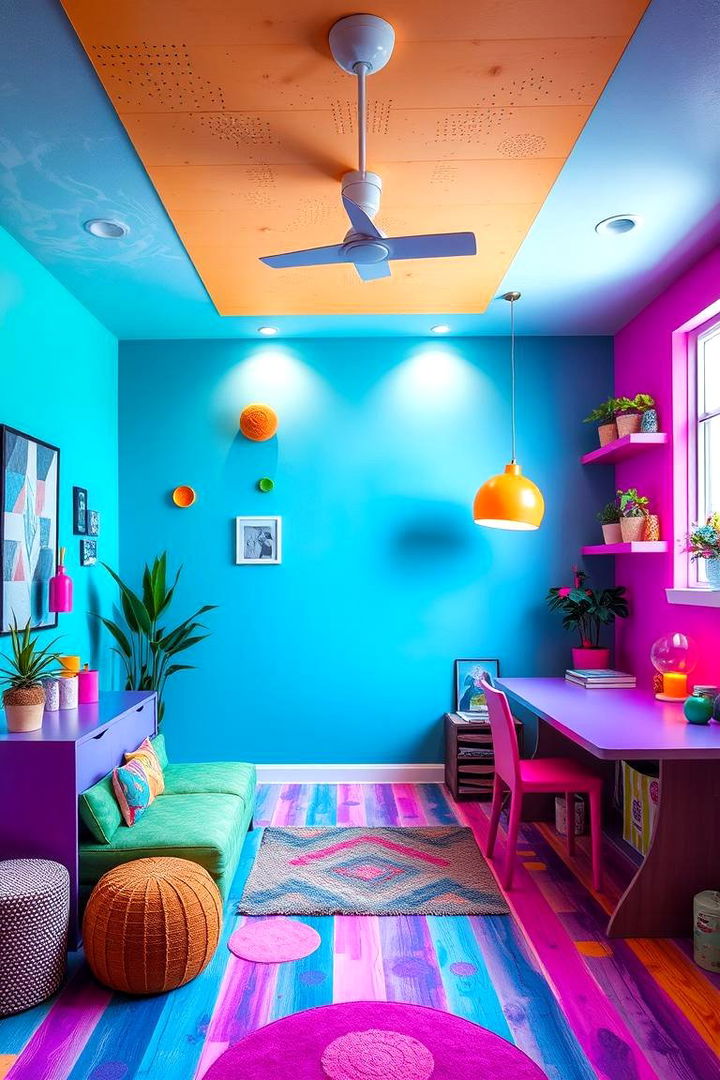 Color Burst Creativity - 22 Aesthetic Room Ideas