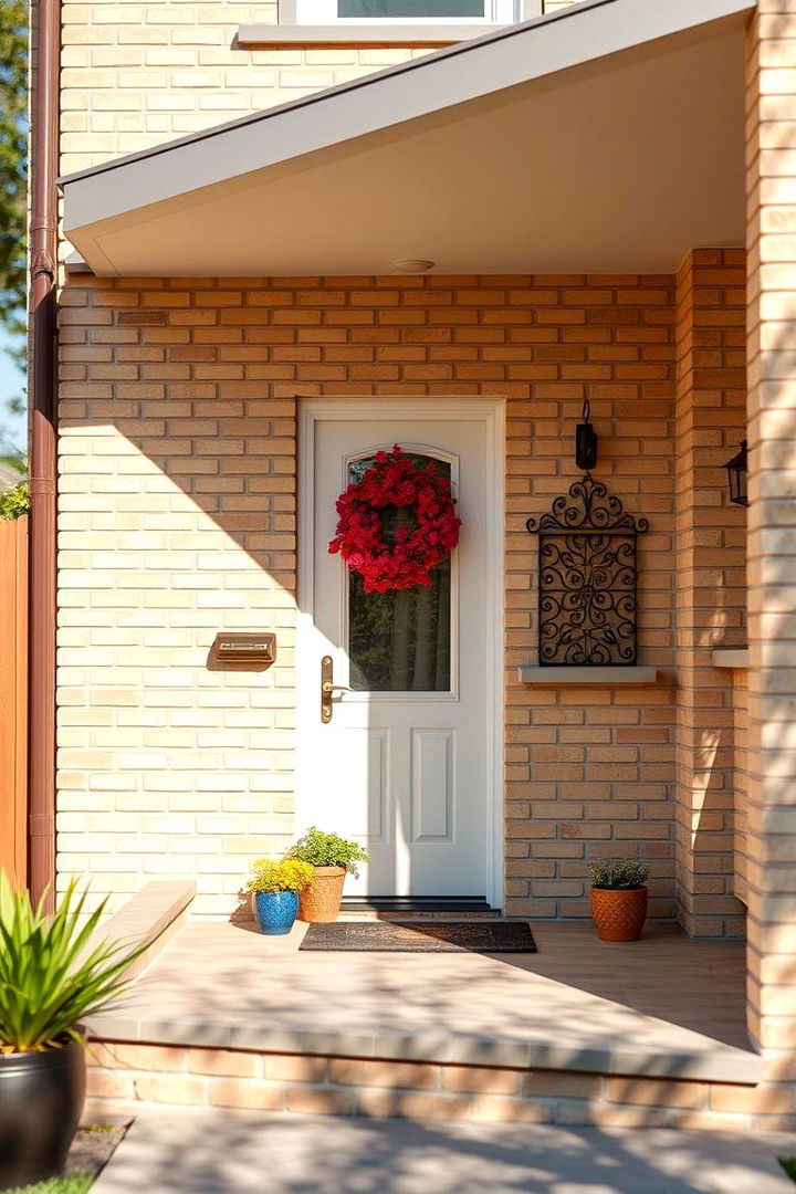 Color Palette Versatility - 22 Beige Brick Exterior Home Ideas
