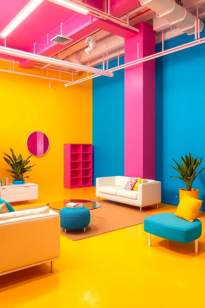 Color Pop Energy Zone - 22 Guitar Room Ideas