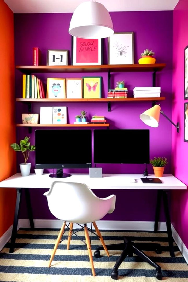 Color Psychology to Boost Productivity and Mood - 22 Small Home Office Ideas