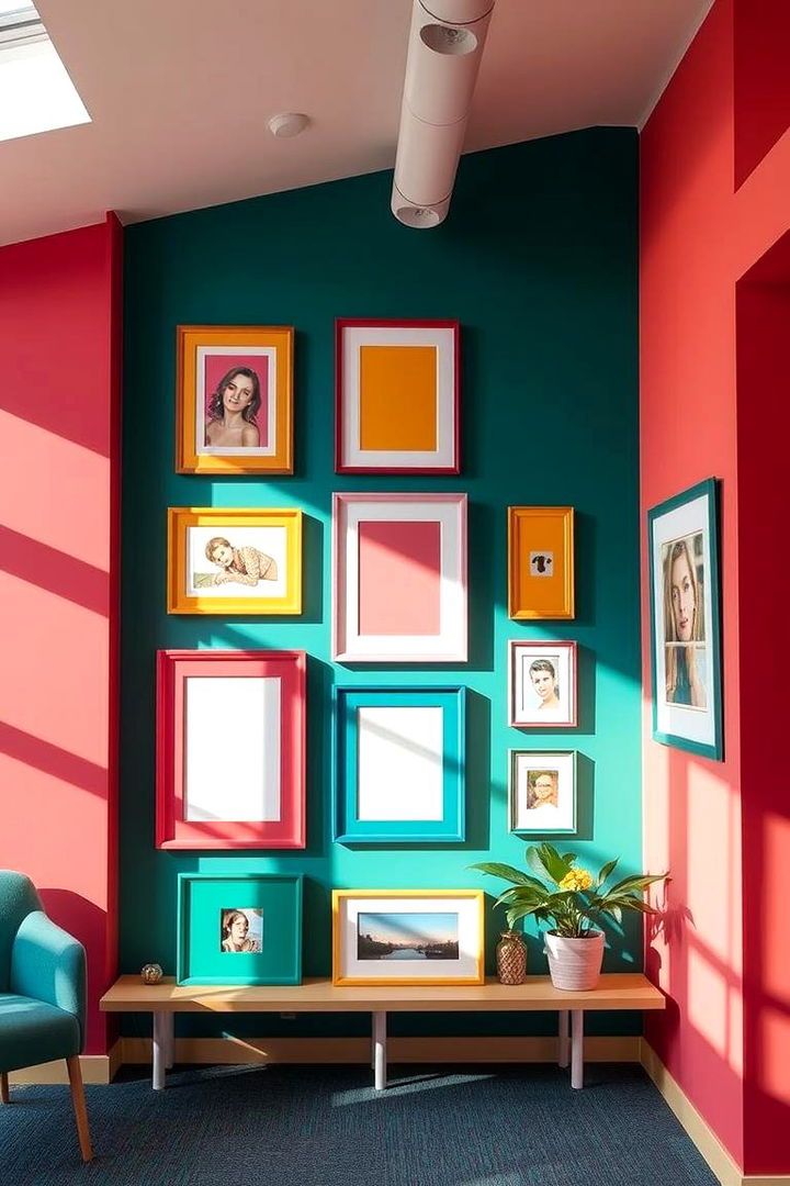 Color Themed Collection - 22 Family Picture Wall Ideas