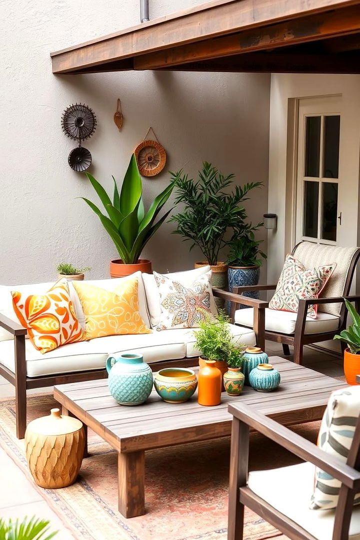 Colorful Accent Accents - 22 spanish style patio ideas